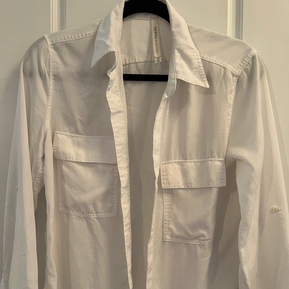 SOLD Aritzia The Group by Babaton Utility Button Up - white - Picture 2 of 3